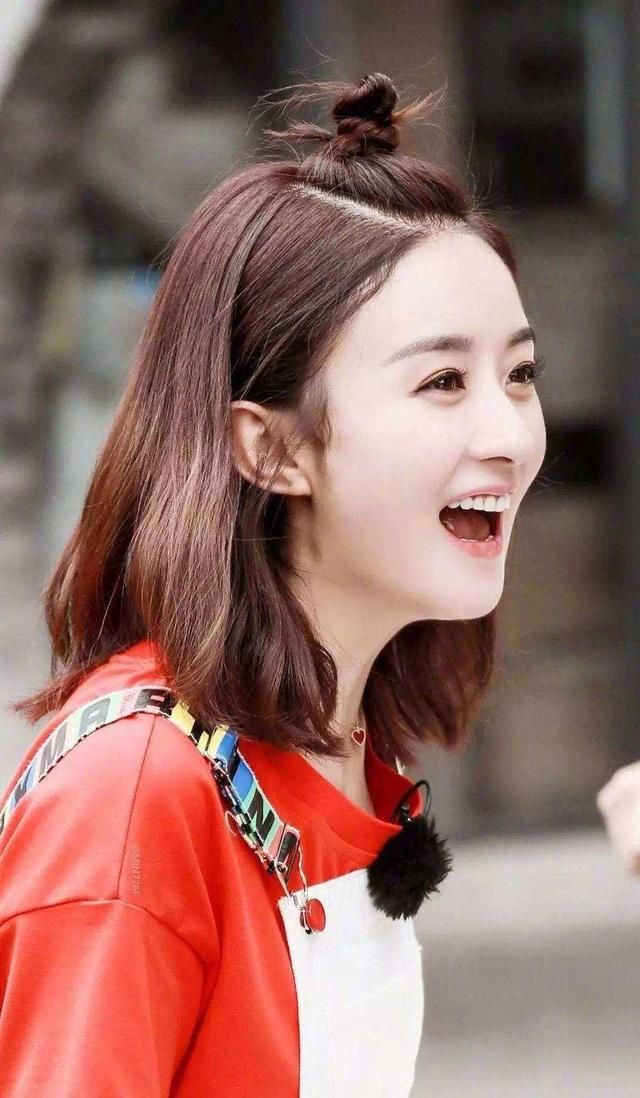 佟丽娅、赵丽颖、高圆圆、娜扎都在留短发，谁最美？