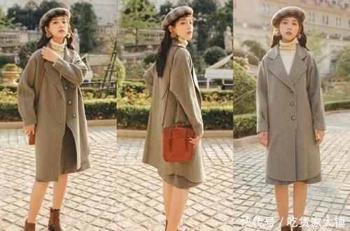 大衣:大衣搭配短靴or平底鞋,2019年最流行的穿搭,谁穿谁时髦