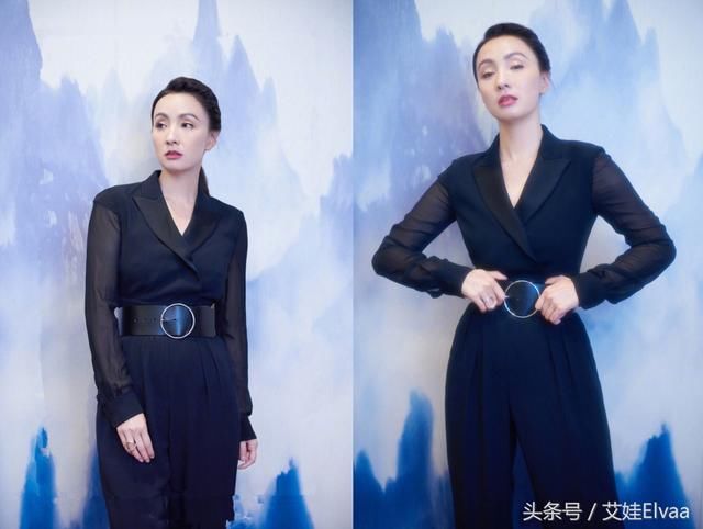 46岁陶虹这次真拼了，穿连体裤勒紧裤腰带抢镜，边做公益一边上镜