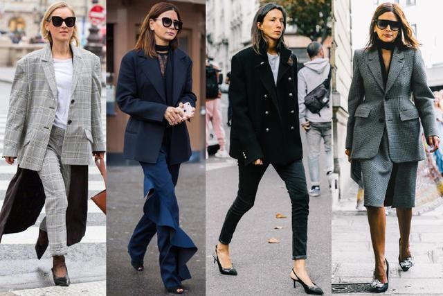 大多数白领都穿的很古板，会穿西装的女生，却总能穿出时尚感