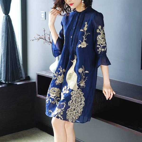 这裙子虽贵了点，但真的很美，媳妇买了2件回来穿，连背影都美爆