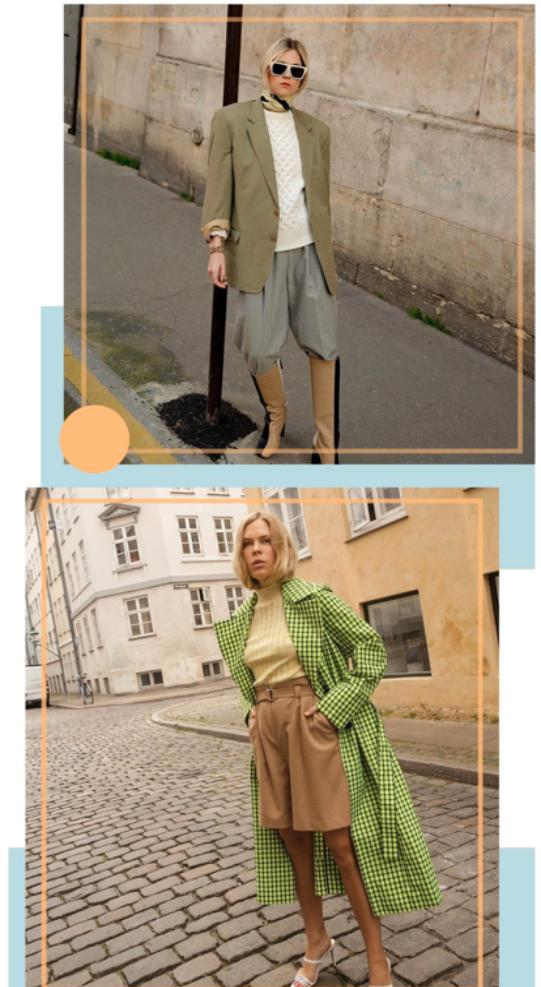 「搭配任何」“大敞领”没市场了,今年“高口领”正流行,春天穿着挺舒适