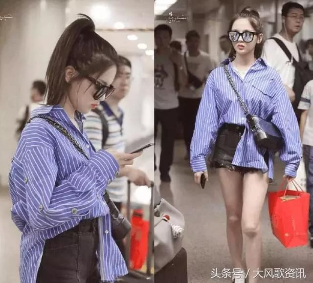 有种短裤叫做杨超越的短裤：安全裤永远露在外面！为秀身材拼了