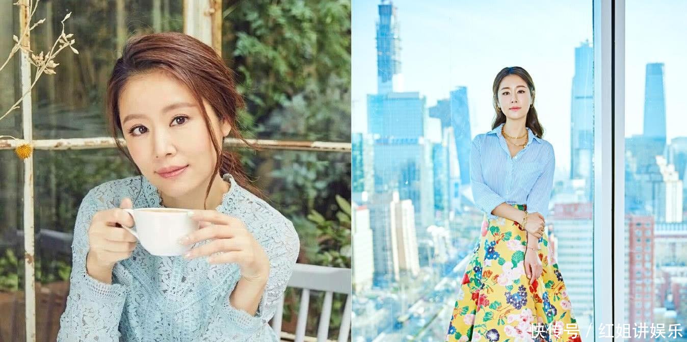 林心如穿衬衫裙现身, 扎起高马尾的她, 瞬间美成了20岁辣妈!
