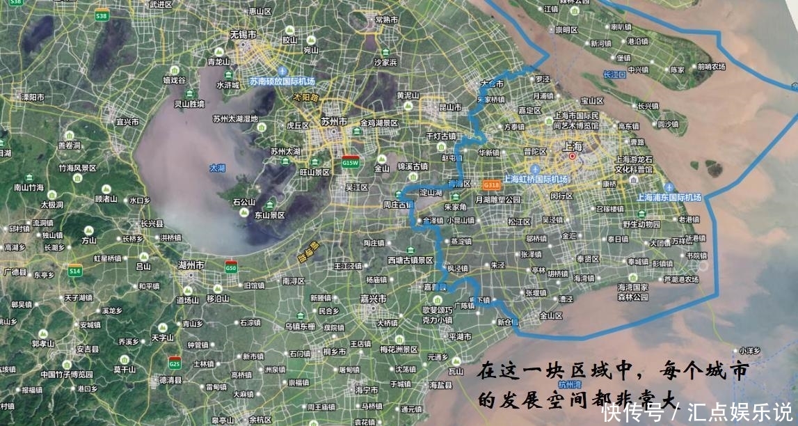 谈谈长三角的未来: 未来的长三角会是一片规模巨大的城市群