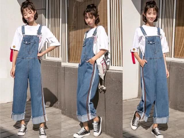 还在穿紧身裤?今年流行的牛仔裤是翻边牛仔裤!
