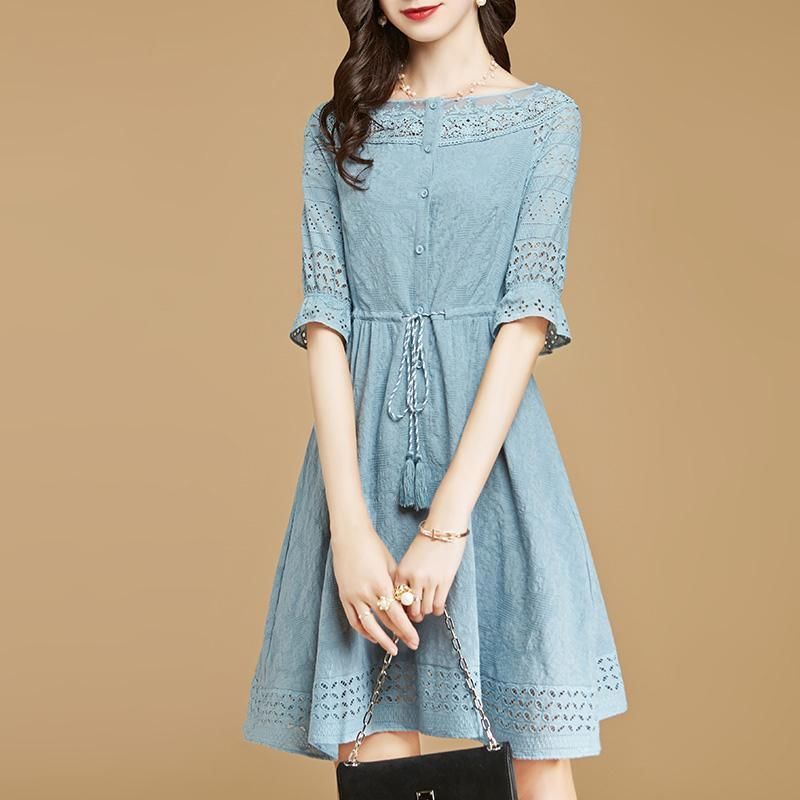 9月出炉了一波中高档秋裙，洋气又大方，建议四五十岁女人常穿