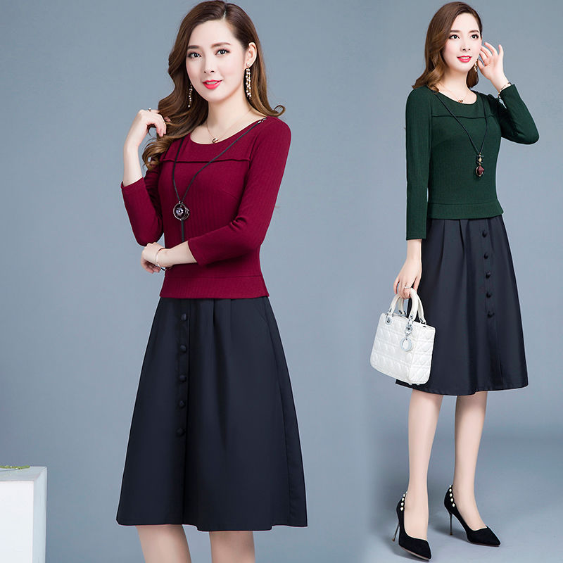 马上中秋了!婆婆把小脚裤全扔了，换上新款素雅裙，贵气美上添嫩