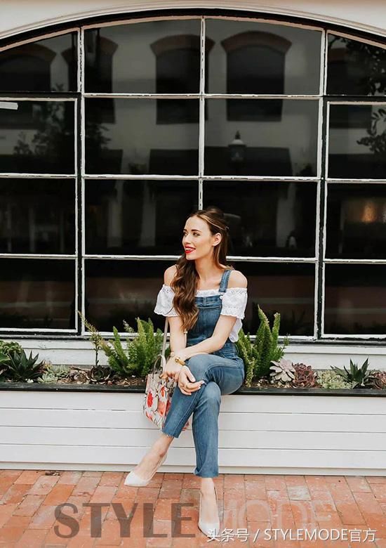 背带裤回潮，除了减龄还似女神！