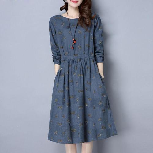 谁说棉麻越素越好看，瞧瞧下面这些棉麻装，洋气减龄又高雅，美爆