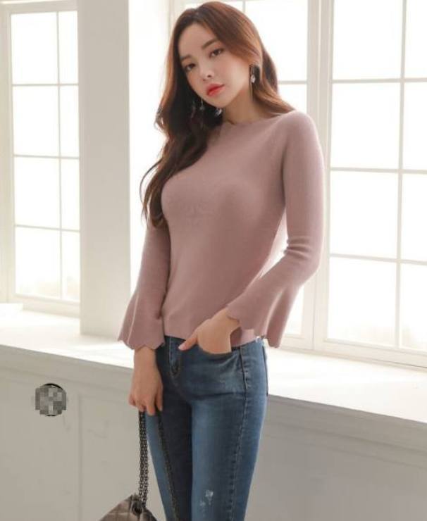 紧身牛仔裤造就曼妙身姿，尽显小女人的气质！