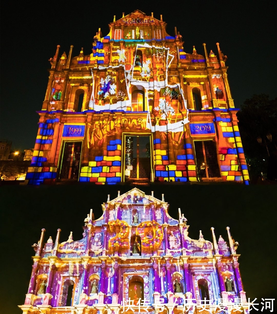 澳门灯光节、圣诞节 炫酷夜景限时特辑!