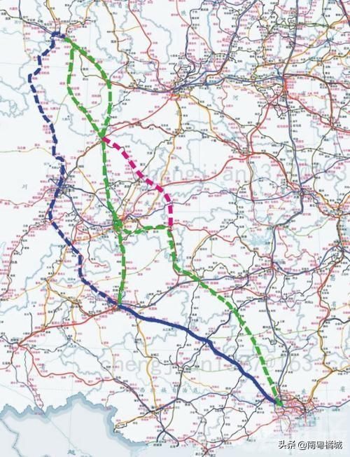  「全长」中国将全线通车的高铁线路，终点为广东广州南站，全长2