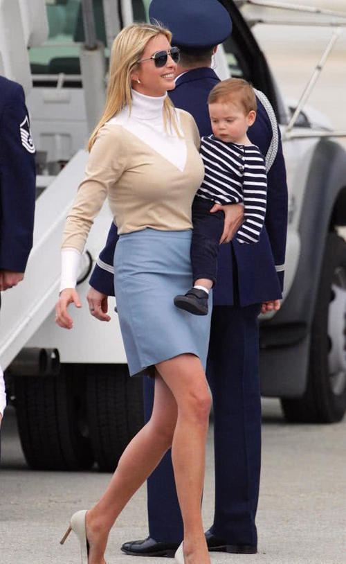 伊万卡在家带孩子都穿着高跟鞋，国外女性都这样吗？