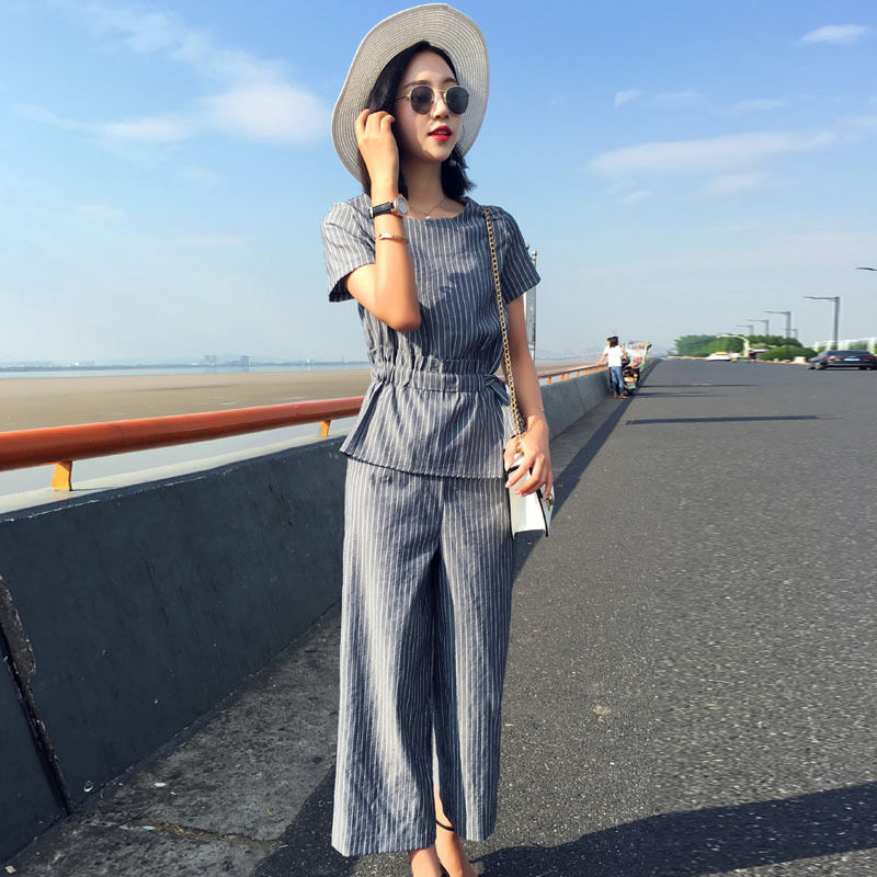 棉麻套装有多美，看了才知道!件件都是秋季爆款，洋气又好穿