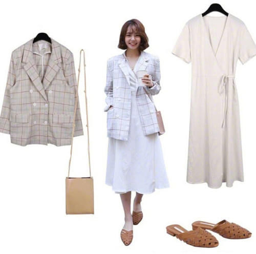  「色阔腿裤」适合春日通勤优雅look，干练利落！谁会不爱呢？