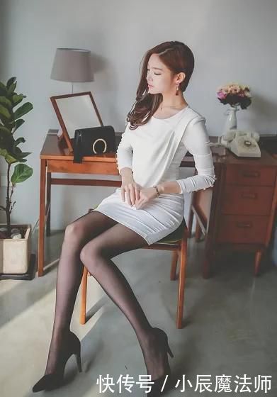 美女@黑丝美女, 一件简约的白裙就可以了!