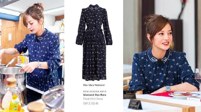 赵薇这块18万的手表成标配，节目上一连戴了8次，做饭都不肯摘