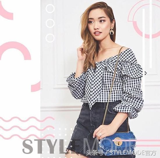 复古又优雅，衣服配上格子元素永远穿不腻