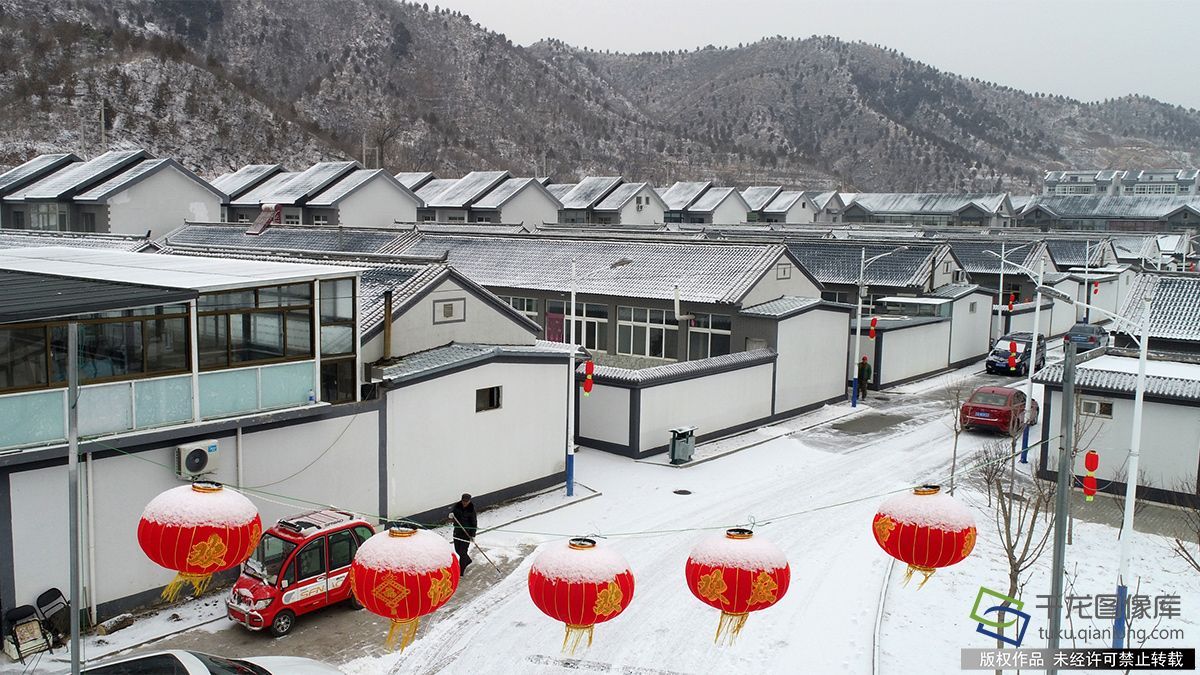 北京迎初雪 北部山区银装素裹庆春节