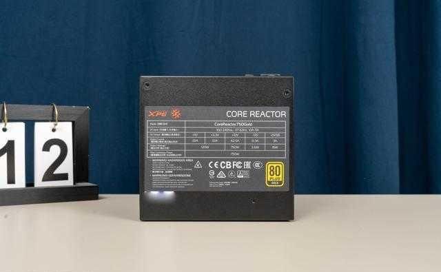  「减少」额定功率大的电源，耗电反而减少了！XPG CR750G金牌全模组电源