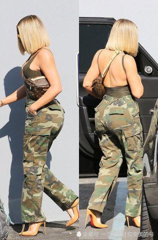 卡戴珊三姐妹“惊艳”出门:侃嫂见粉丝忙收腹,大姐的少女裙勒太