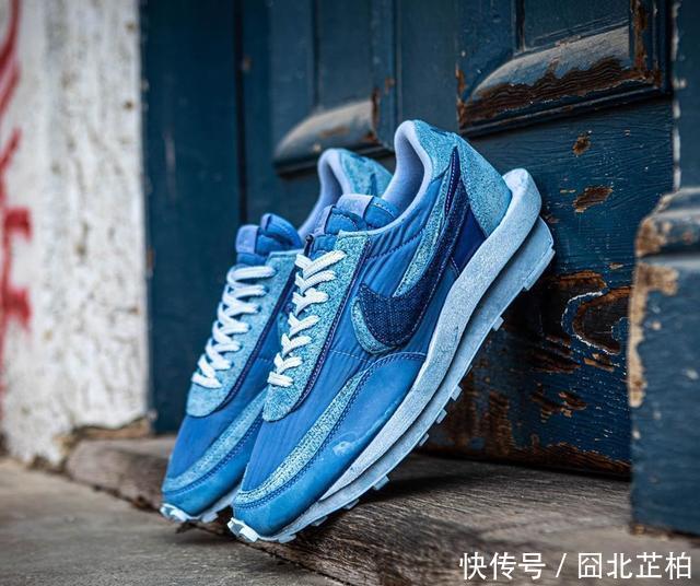 『整双鞋』高级蓝染处理!这双sacaixNikeLDVWaffle真好看