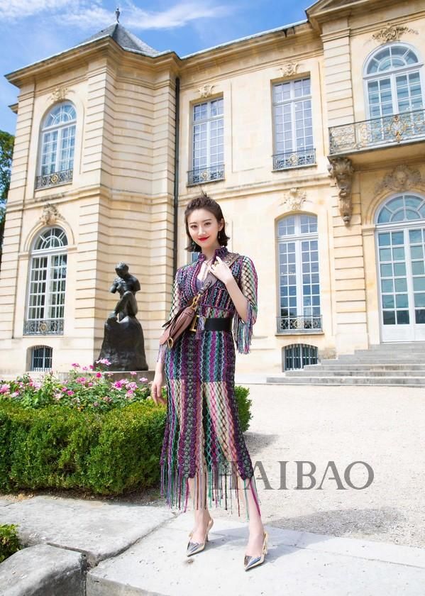 看完秀后，景甜的第一反应竟然是要“塑形”?迪奥  二零一八秋冬