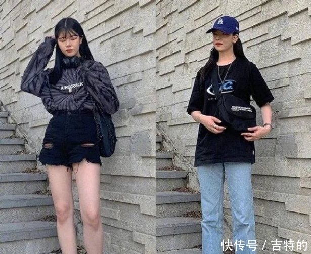  #时髦#经典不过时的黑色系穿搭，秒变暗黑系酷女孩，选手又时髦