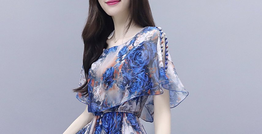 虽然我虎背熊腰，自从夏天换上减龄裙，居然美得老公都认不出我