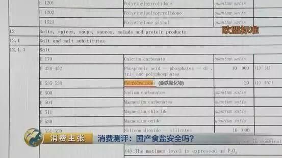 国产食盐含有亚铁氰化钾，堪比砒霜?专家辟谣:欧美也添加，无害!