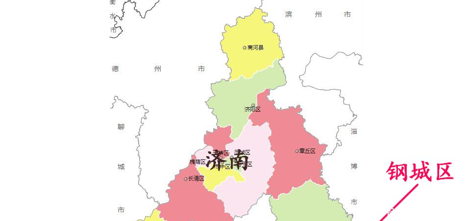  「矿产资源」山东济南最远的区，距离市中心约100公里，矿产资源丰富