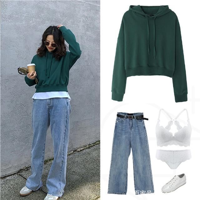 初秋季节，“慵懒风”日常搭配推荐，休闲卫衣时髦洋气超舒适