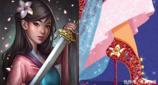 「艾莎」迪士尼公主裙子下的“秘密”,花木兰中国风,艾莎女王冷艳