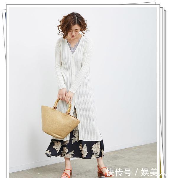  感觉■穿上就变时尚的“长开衫”look，充满感觉的日系成熟穿搭分享