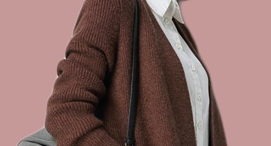 入秋先别买风衣!瞧这新款，洋气开衫，6070后女人穿美又减龄