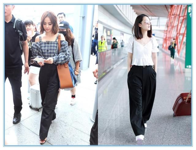 166李沁穿阔腿裤竟输156蔡依林？终于知道身高和比例哪个更重要了