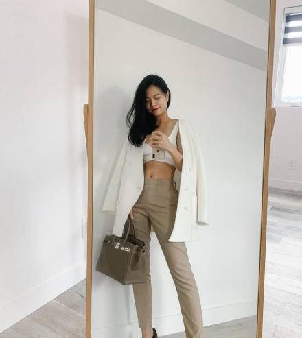  #熟龄女性#穿搭只会黑白灰?海外博主教你莫兰迪色穿搭,优雅又高级