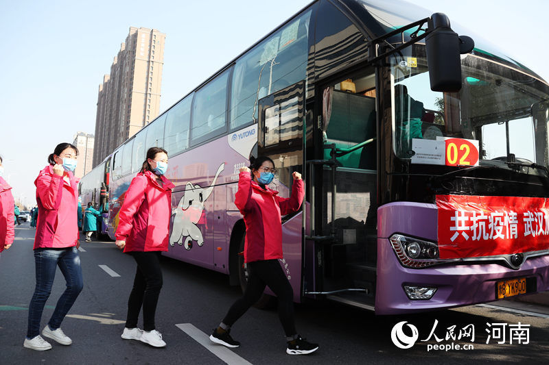  「慎志远摄」河南第十批支援湖北医疗队再出发