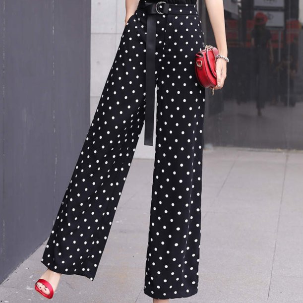 会打扮的女人，都不穿裙子了!穿一身，高挑阔腿裤，美的无与伦比