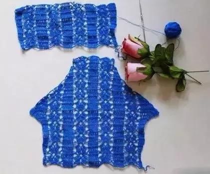 编织技巧简单的花样钩出来优雅的旗袍！