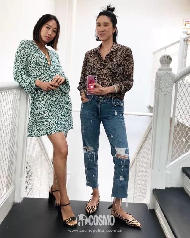 时髦办｜Eva Chen这个时髦精，夏天最爱还是衬衫+牛仔（和我一样