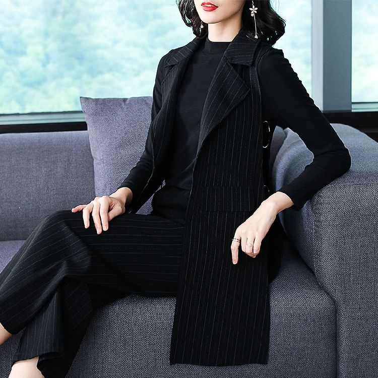 9月我相亲，时髦姐姐让我穿这马甲套装，还真美的很迷人