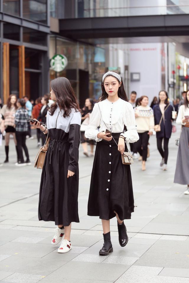 美女|街拍:时尚靓丽的小姐姐,展现高挑身段,秀出青春活力范