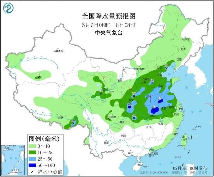  铺开■又一场大范围降水即将光临河北，预计降水过程于今夜自西北向东南铺开