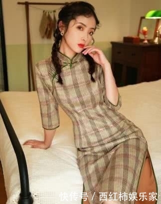  韵味：今年“旗袍风”火了，这样穿文艺又少女，尽显摩登复古韵味！
