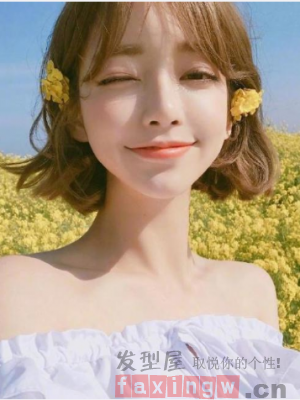 适合夏季的空气刘海 轻盈飘逸尽显迷人气质