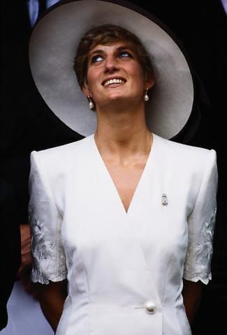 胸针迷戴胸针的戴安娜