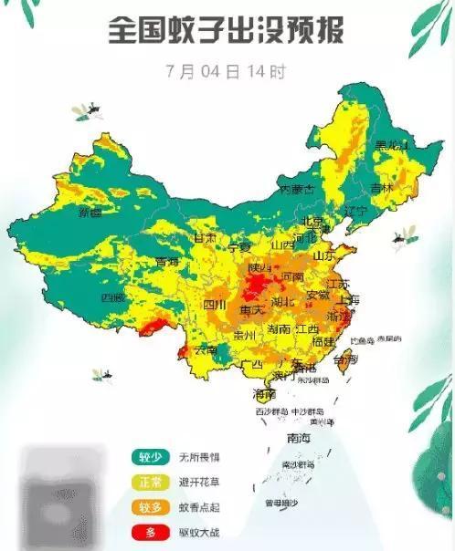 中国哪里的蚊子最猖獗听说这里是国内唯一没有蚊子的地方