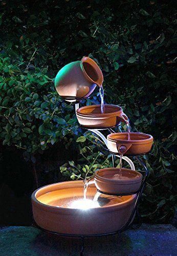 庭院水景流动的禅意